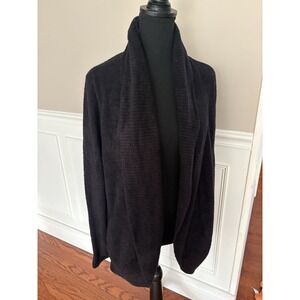 Barefoot Dreams Cozy Chic Lite Circle Blue Cardigan Sz M